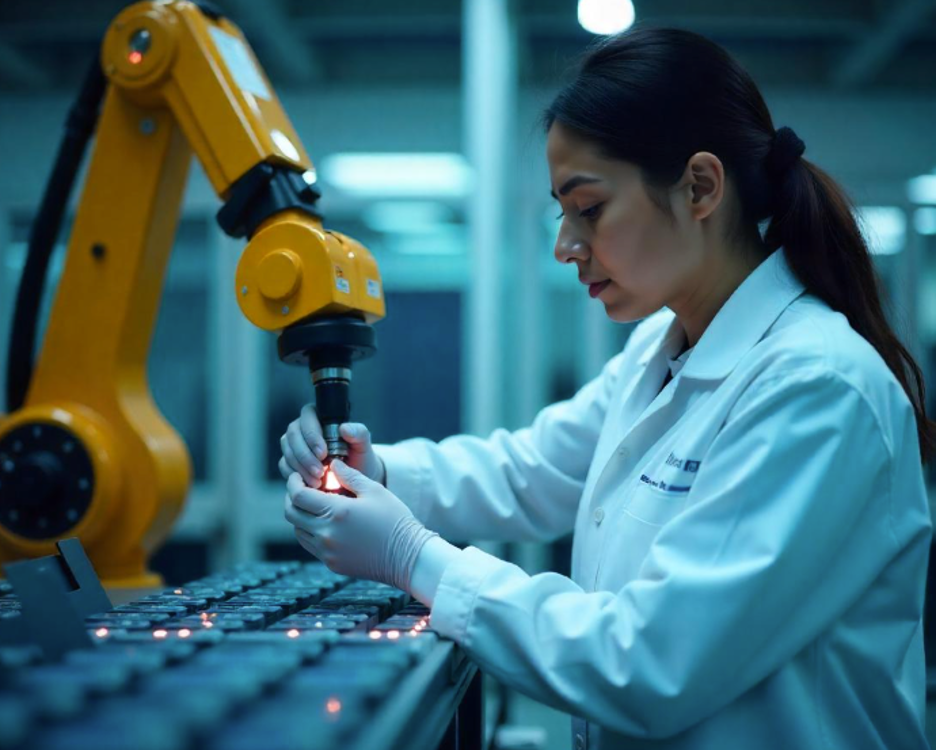 Battery Production with Robotic Assistance